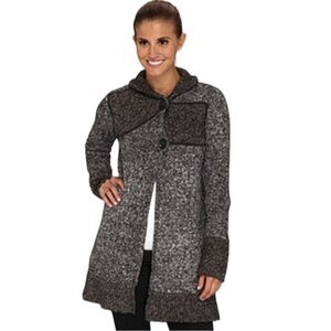 PrAna Gray Danika Duster Sweater Coat Women’s Size XS
